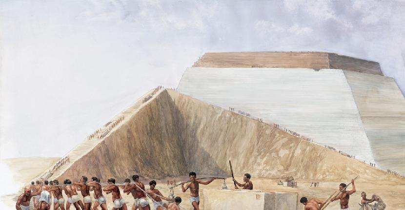 Строительство пирамиды 5 класс кратко история. Стройка египетских пирамид. Технология строительства пирамид. Строители пирамид. Египтяне строят пирамиду.
