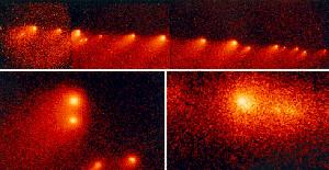 Shoemaker Levy 9 el cometa que se estrelló contra Júpiter